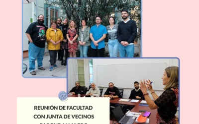 Reunión de facultad con junta de vecinos Parque Almagro