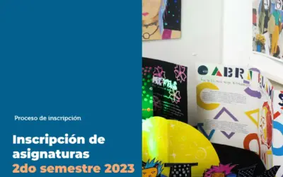 Inscripción de asignaturas 2do semestre 2023