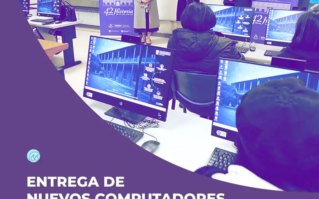 Entrega oficial de 30 nuevos computadores – Lab. DIN