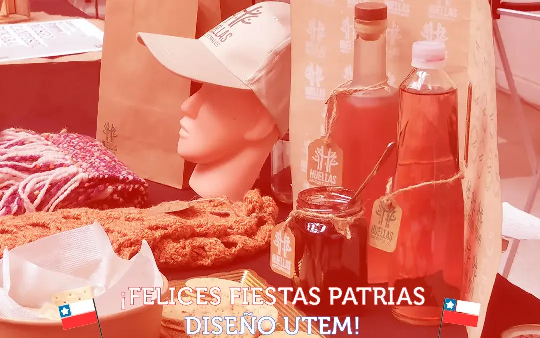 Felices fiestas patrias Diseño UTEM