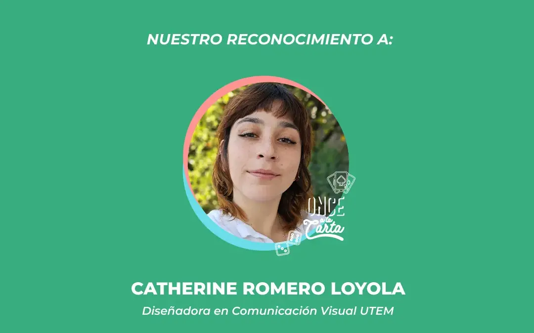 Reconocimiento a Catherine Romero Loyola