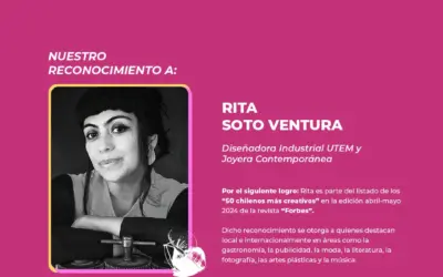 Reconocimiento a Diseñadora Industrial Rita Soto Ventura