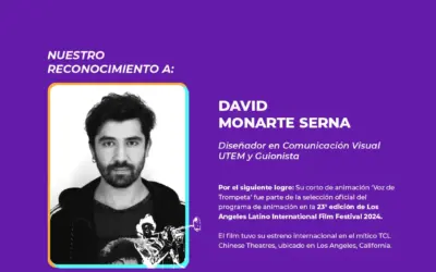 Reconocimiento a diseñador David Monarte Serna