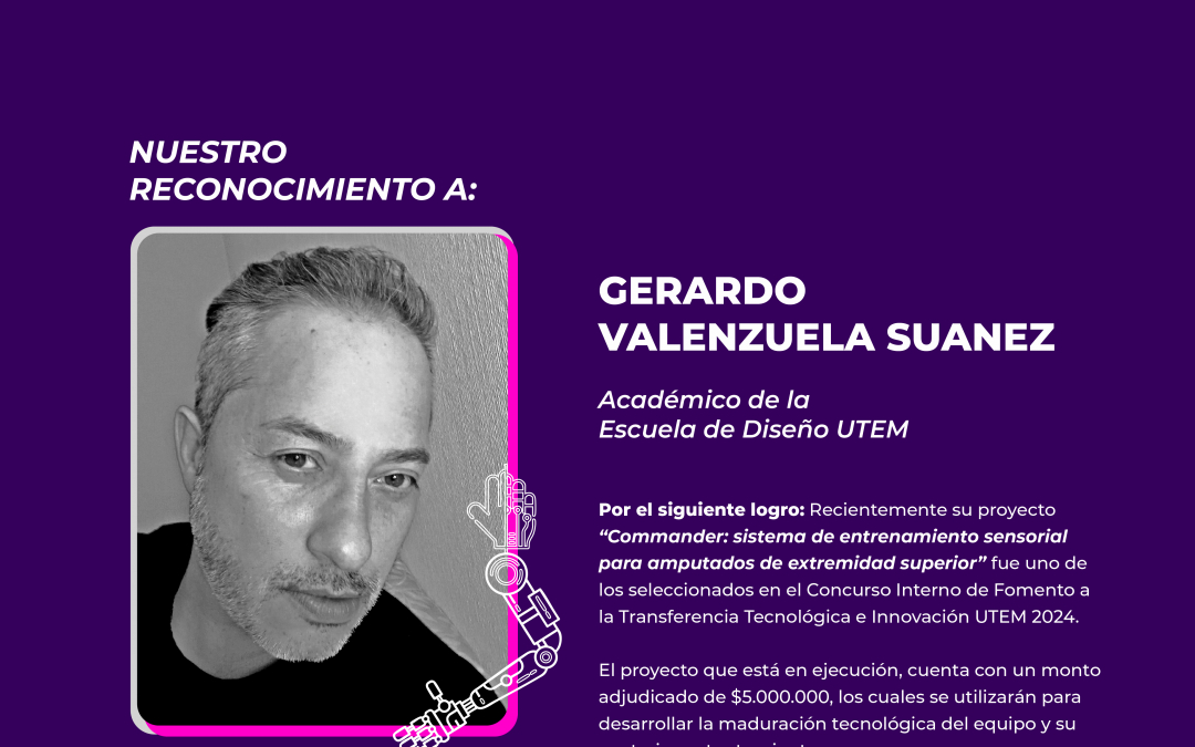 Reconocimiento profesional al profe Gerardo Valenzuela